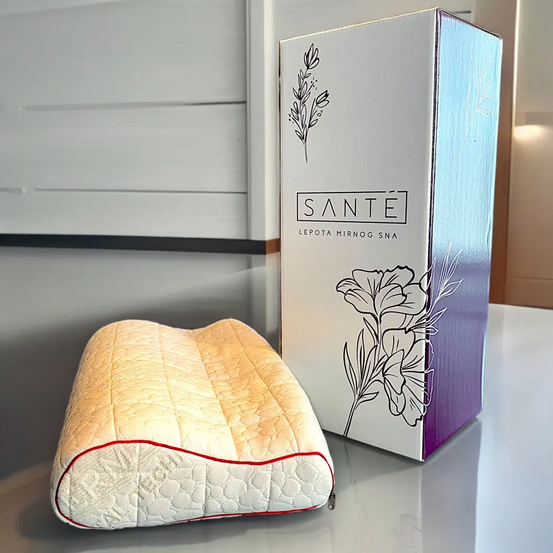 Anatomski jastuk 30x50 beli 2