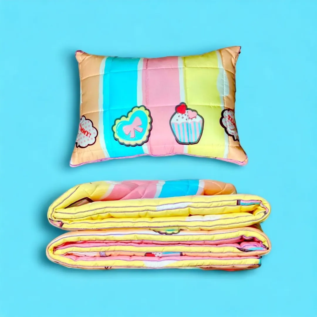 Set Premium jastuk + pokrivač mafin